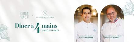 Dîner à 4 mains  <span>Sylvain<span> </span>EMBAREK Stéphane</span><span> </span><span>BURON</span>